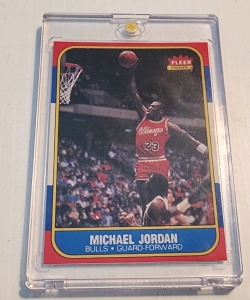 Michael Jordan Fleer Premier 1986 Card, 57 of 132 - Authentication Unavailable
