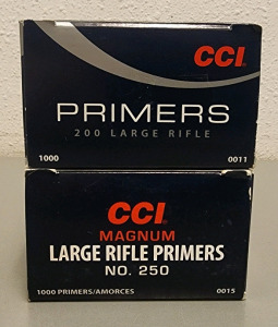 2 Boxes (2000) CCI Large Rifle Primers