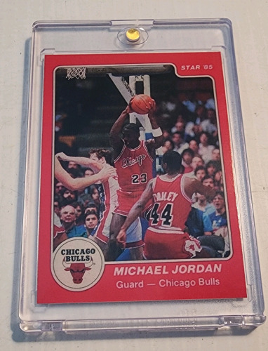 Michael Jordan Star '85 Card - Authentication Unavailable