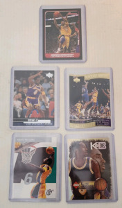 (5) Kobe Bryant Trading Cards