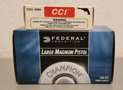(800) Federal And (800) CCI Large Magnum Pistol Primers