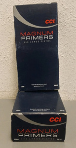 CCI Large Pistol Primers- 1,900 Total