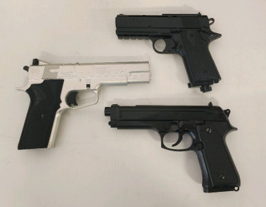 (2) BB Pistols & (1) Pellet Pistol