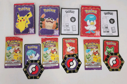 (3) Sealed Match Battle Pok&eacute;mon Cards Packs