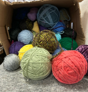 Box Of Yarn - Multiple Colors & Textures
