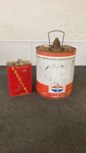 (2) Vintage Fuel Cans