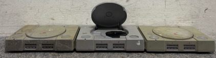 (3) Play Station Consoles
