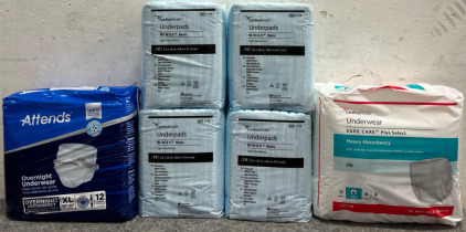 Assorted Adult Diapers