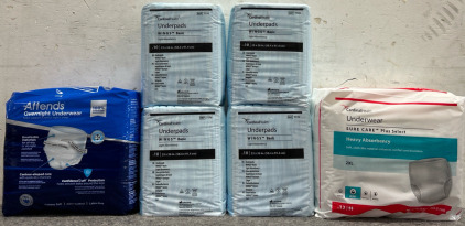 Assorted Adult Diapers