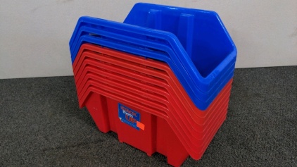 (10) Stackable Sorting Bins