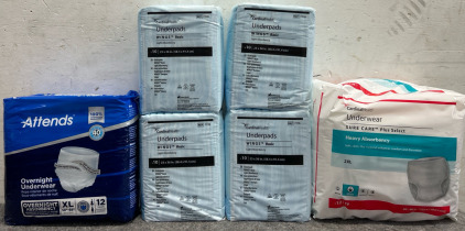 Assorted Adult Diapers
