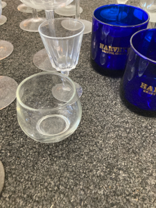 Champagne flutes, wine glasses and more