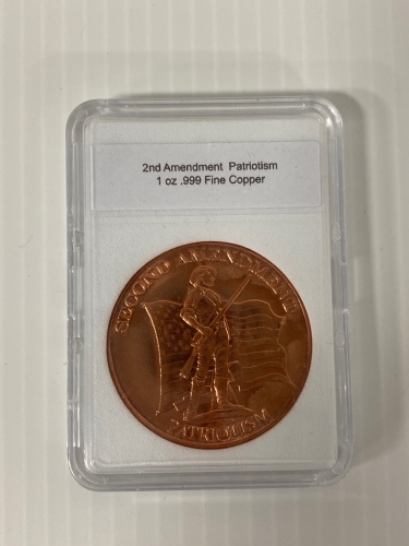 1 Oz Fine Copper Coin