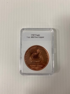 1 Oz Fine Copper Coin