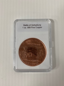 1 Oz Fine Copper Coin