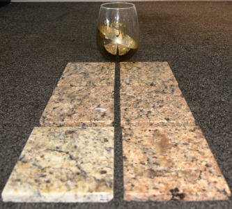 Tile Coasters And Glass