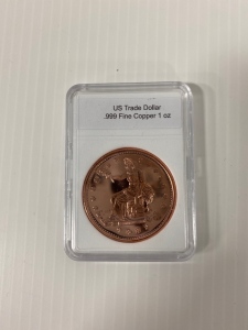 1 Oz Fine Copper Coin