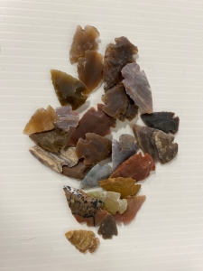 Assorted Various Sized Arrowheads