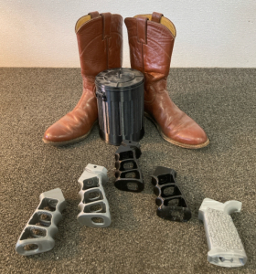 Boots and 3D Printed Items