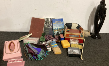 Books decoration, and personal care products