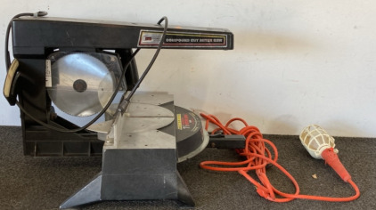 Compound Cut Miter Saw & Hanging Work Light