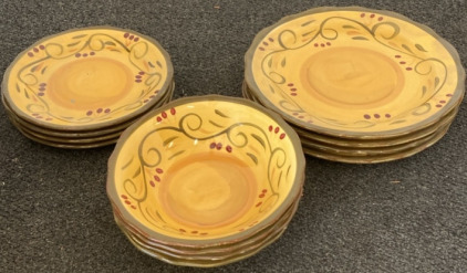 Italian villa plates