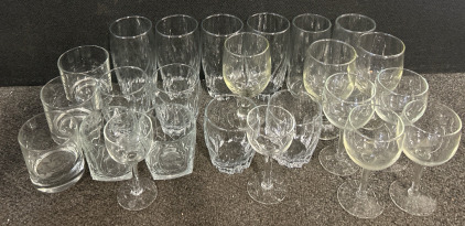Assorted Wine Glasses