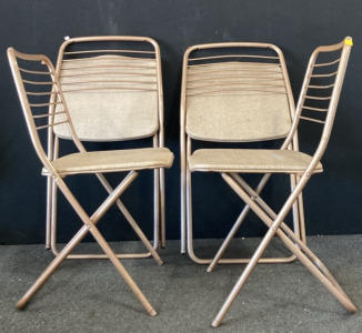 (4) Foldable Chairs