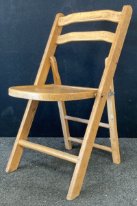 Small Wood Foldable Chair