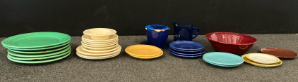 Ceramic Colorful Plate Set