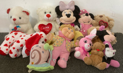 lot of Stuffed Animals