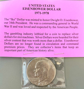 1974 Eisenhower Dollar