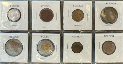 (8) Foreign Coins