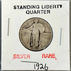 Rare 1926 Silver Standing Liberty Quarter