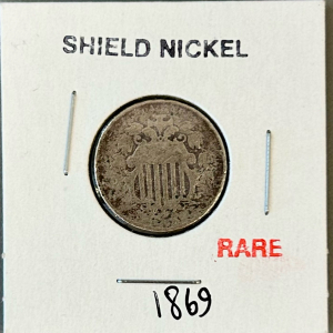 1869 Shield Nickel