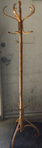 Antique Wooden Three Leg Coat Rack. BBFN