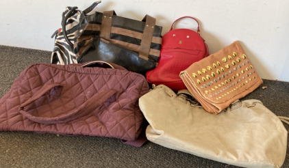 Box of Purses varying from colors and types