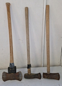 (1) Double Bit Axe & (2) Mauls