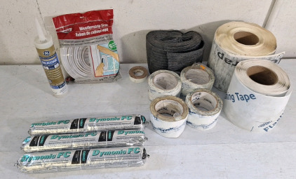 (3) 20.3-Oz, Sausage Tubes Of Dymonic FC Sealant & More