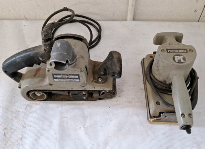 (1) Porter Cable Belt Sander & (1) Porter Cable Oscillating Sander