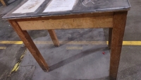 3'x1'10"x2'9½" Metal Top Table - 4