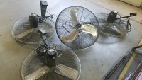 (4) Large Wall Mounted Fans - 2