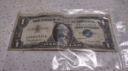 Series 1957 B Washington One Dollar Bill