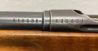 Swiss Mauser Model 31 Bolt Action Rifle W/ Gun Sock - 7