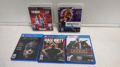 (2) PS3 Games & (3) PS4 Games