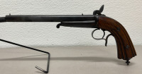 Dueling Pistol With Gorgeous Fluted Grip