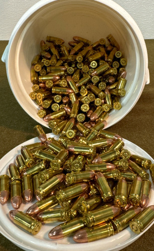 Partial Bucket Remington 9mm Luger Ammo