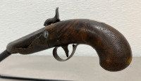 Mid 19th Century Derringer Single Shot Percussion Pocket Pistol (Philadelphia) - 2