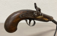 Mid 19th Century Derringer Single Shot Percussion Pocket Pistol (Philadelphia) - 3