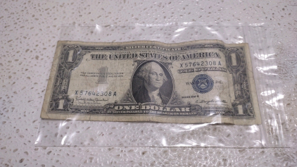 Series 1957 B Washington One Dollar Bill